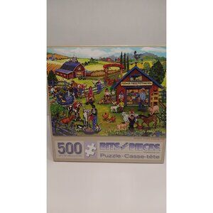 Bits and Pieces 500 NIB Farmer Fred's Petting Pen Puzzle